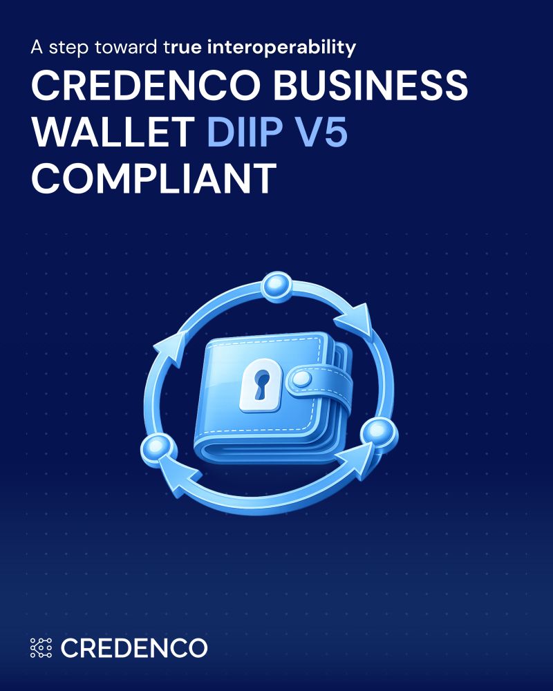Credenco Business Wallet achieves DIIP v5 conformance
