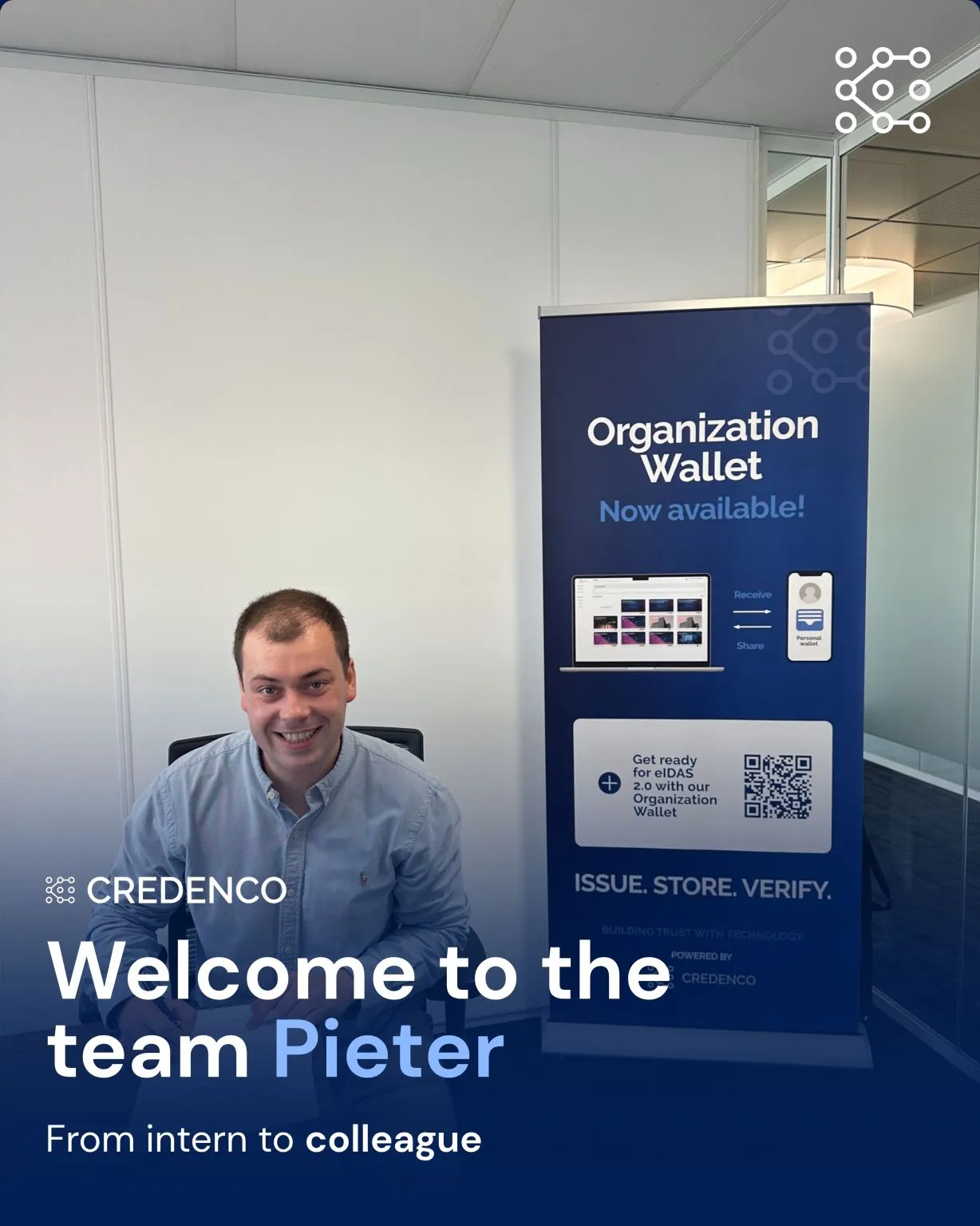 Welcome to the team, Pieter